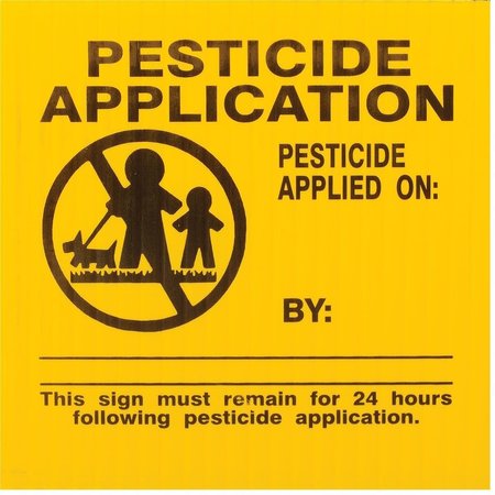 GEMPLERS GEMPLER'S Connecticut Lawn Pesticide Application Signs P55RU25Y/B 5V-299